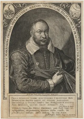 Paulo Frehero, by Aegidius Sadeler II, ink, 1600