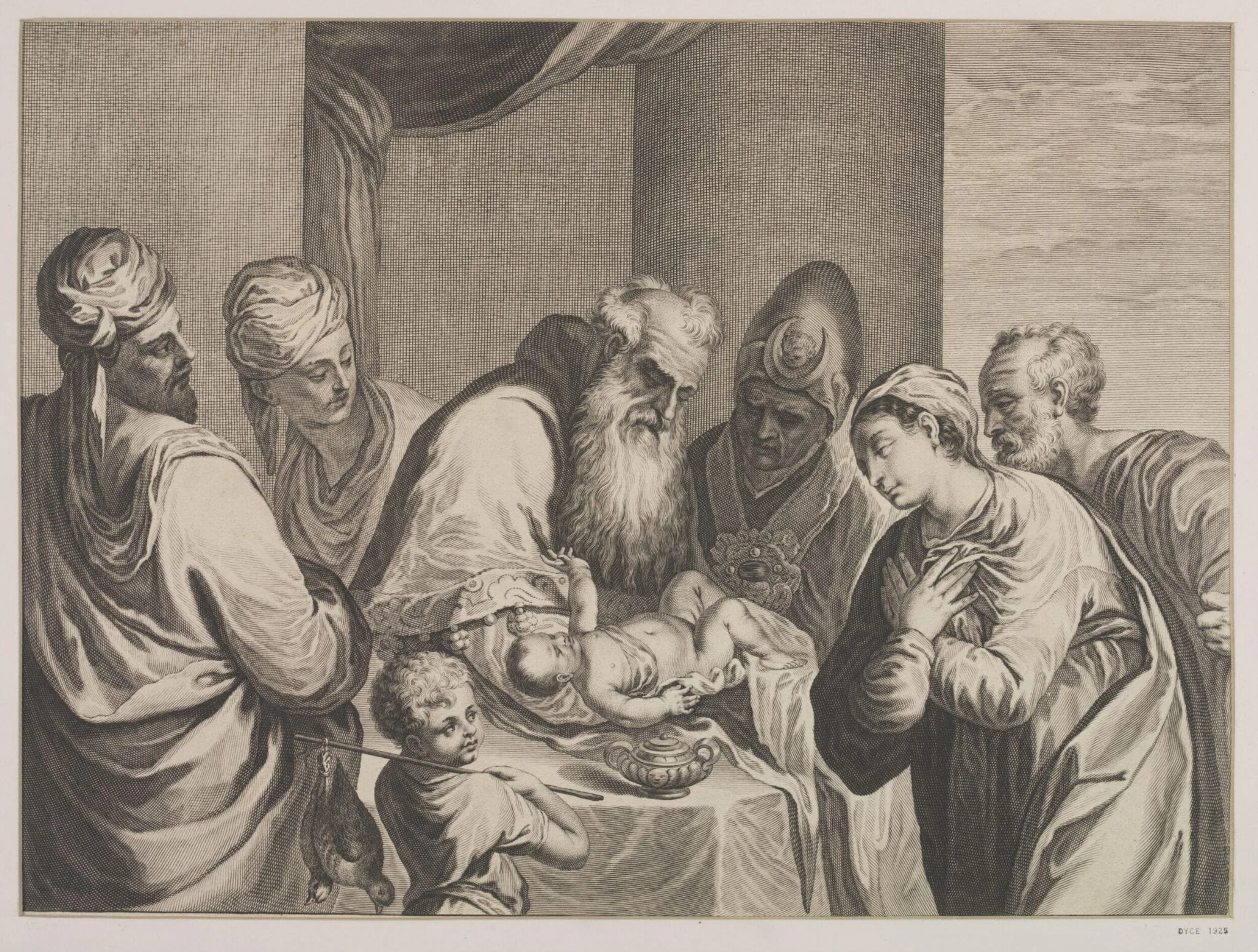 The Presentation in the Temple, detail