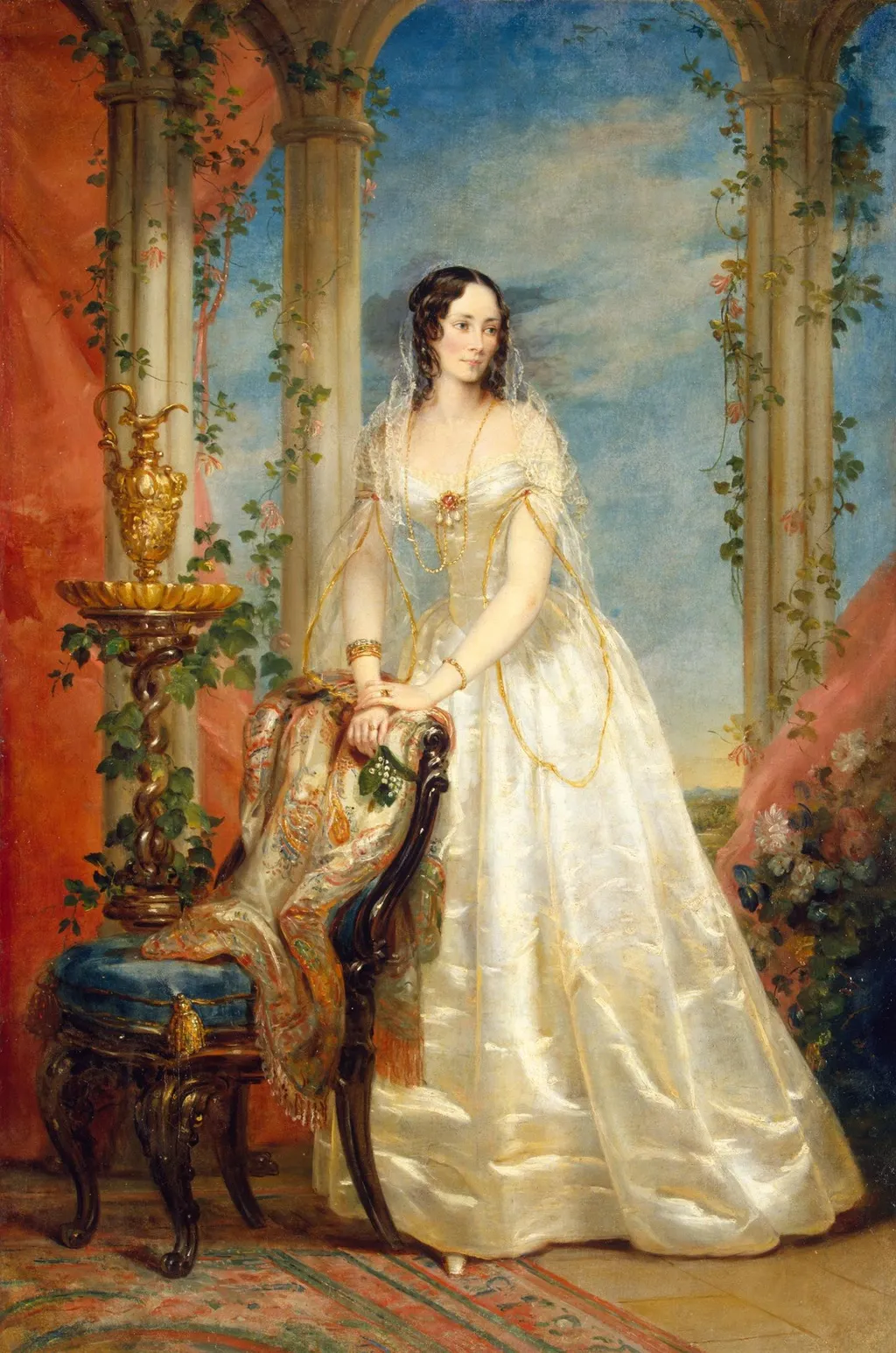 Portrait of Zinaida I. Yusupova (1809/10-1893), by Christina Robertson, oil, 1840