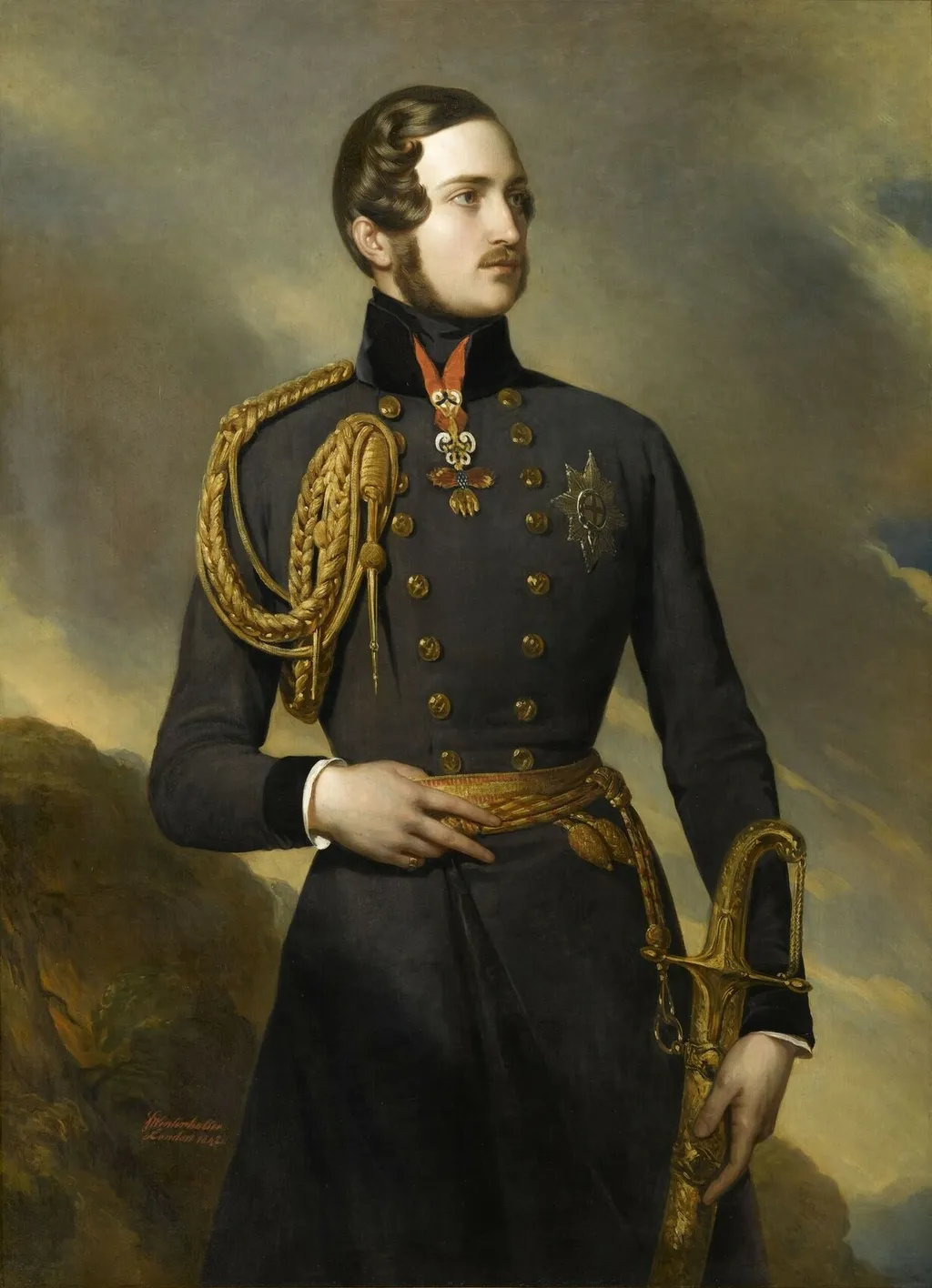 Albert of Saxe-Coburg-Gotha, Prince Consort (1819–1861), by Franz Xaver Winterhalter, oil, 1842