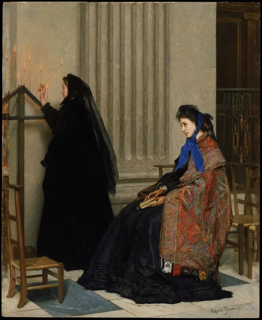 In Memoriam, by Alfred Stevens, unspecified, 1861