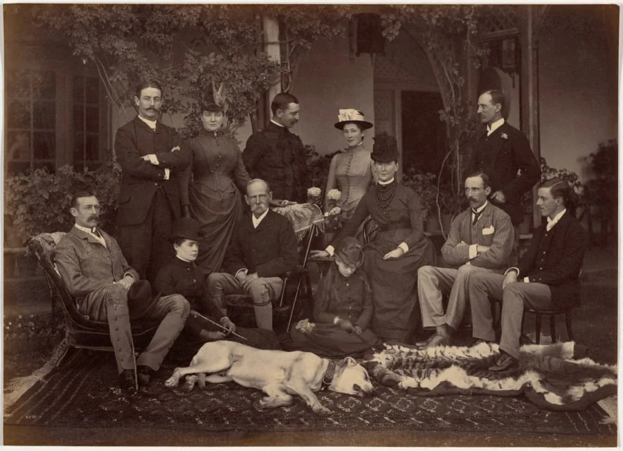 His Eminence Commander in Chief and Party, Shimla, detail