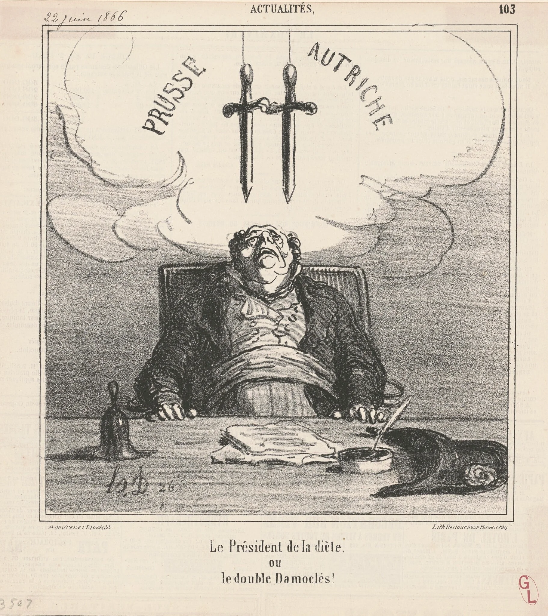 Le Président de la diète, detail