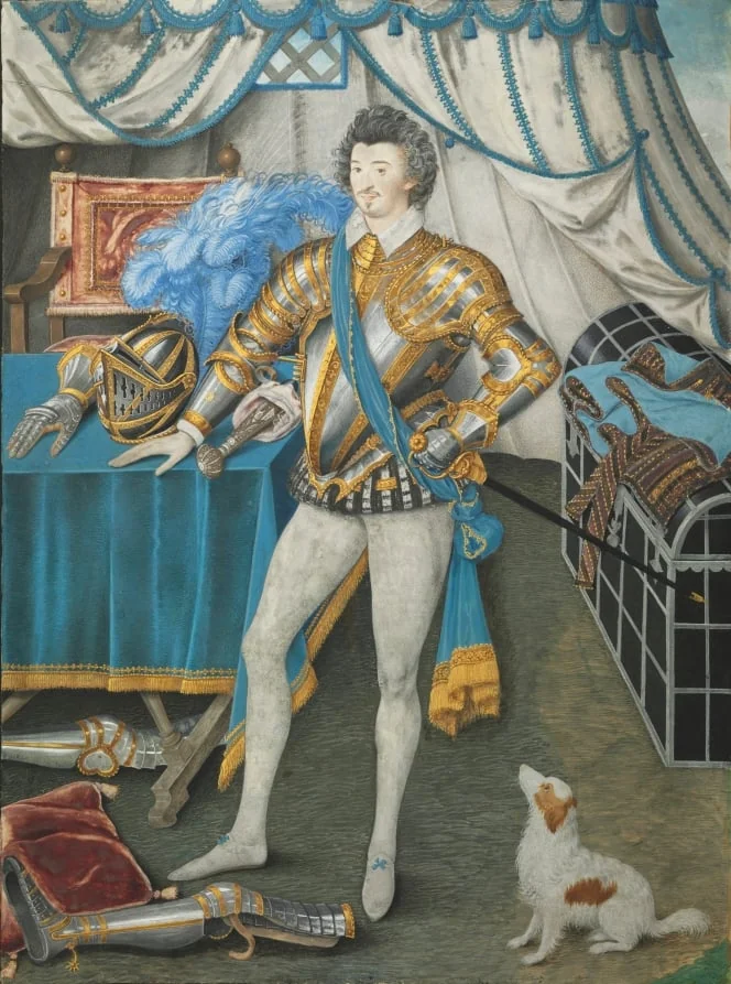 Sir Anthony Mildmay, Knight of Apethorpe, Northamptonshire, detail