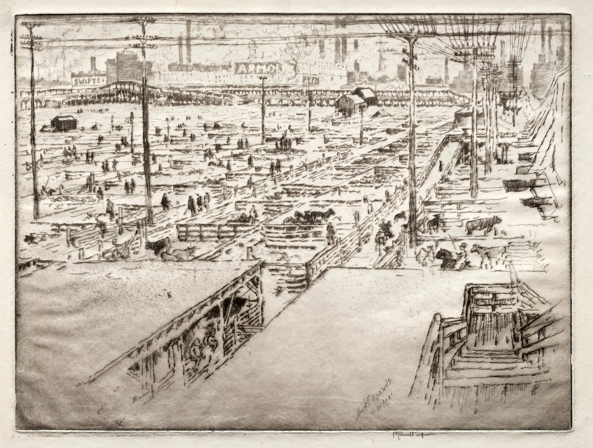 Stockyards, Chicago, detail