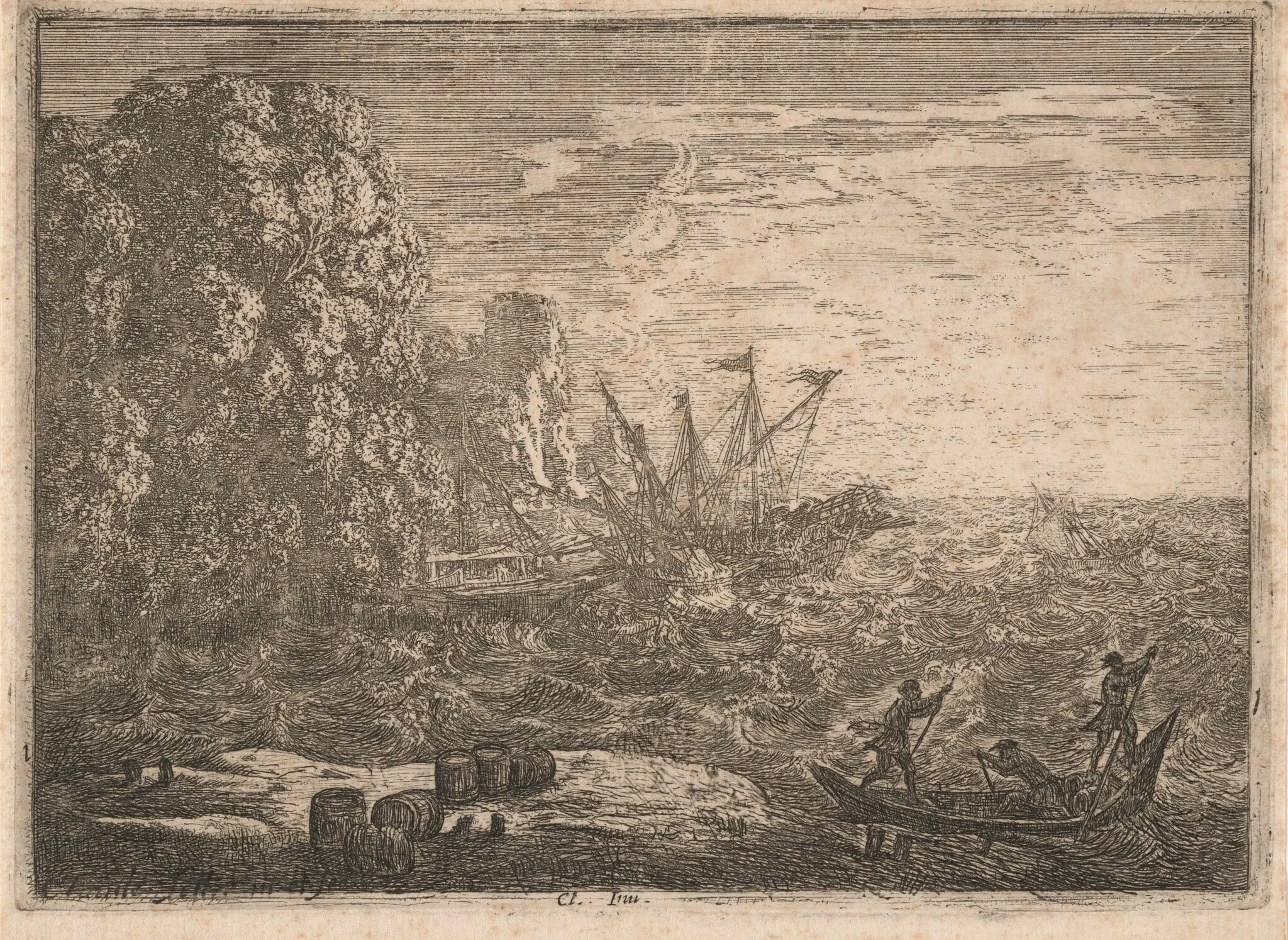 The Tempest (La Tempête), detail