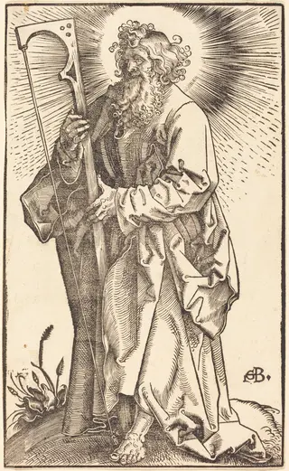 Saint James the Less, by Hans Baldung Grien, ink, 1519