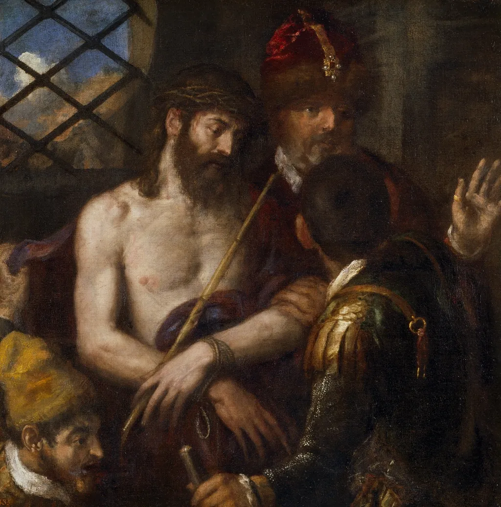 Ecce Homo, by Titian, oil, 1565
