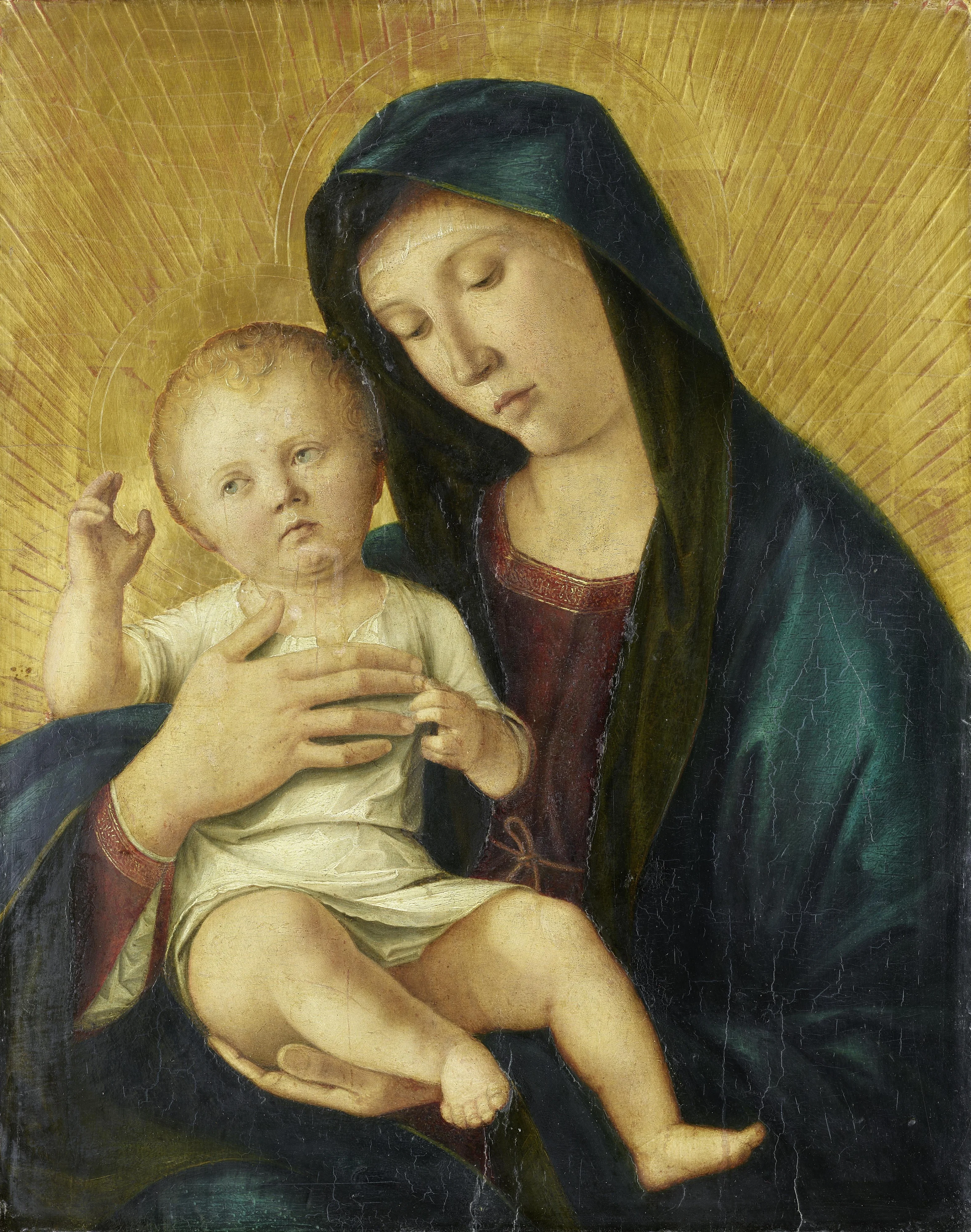 The Virgin with the Blessing Child, detail