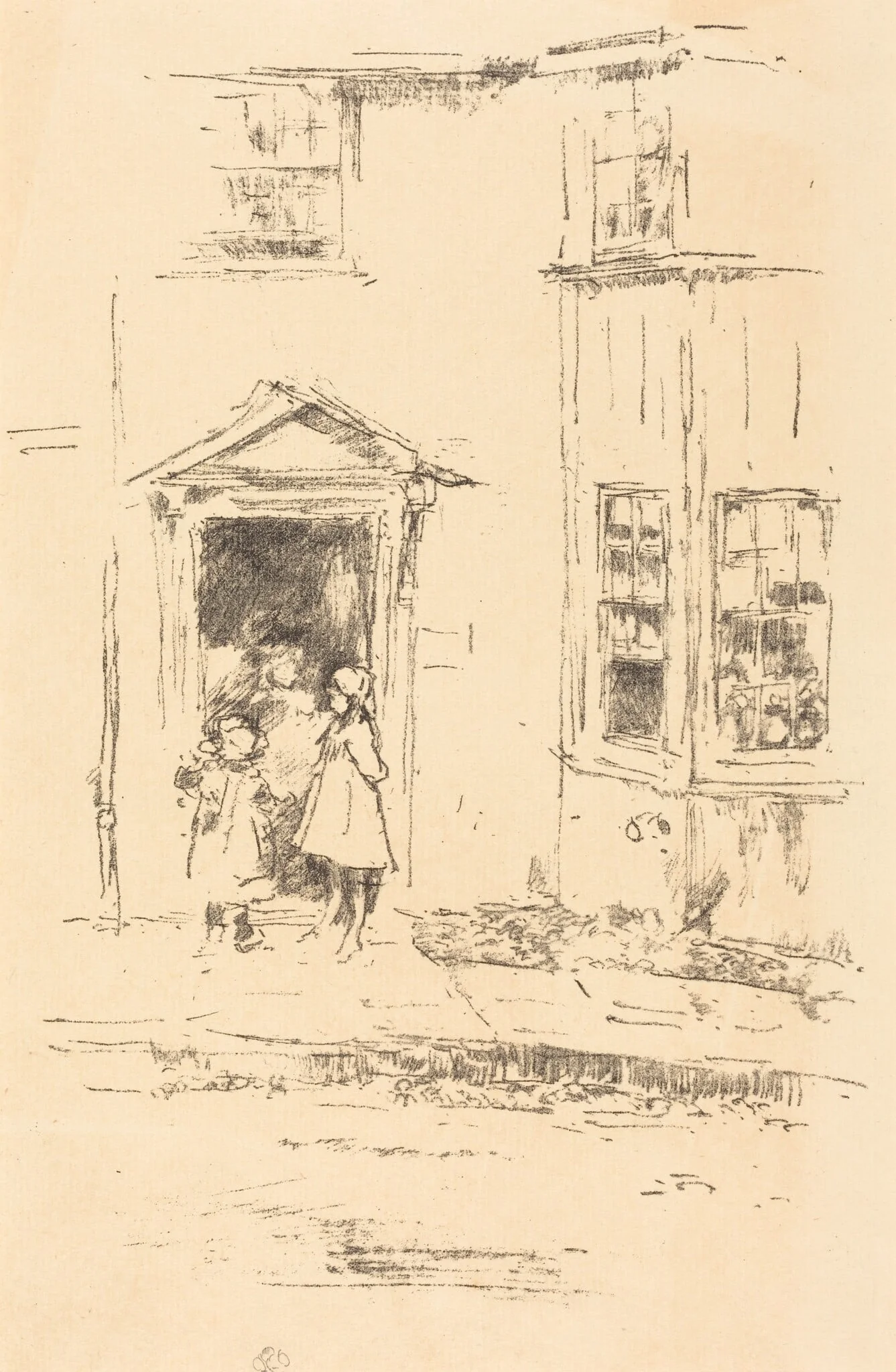The Little Doorway, Lyme Regis, detail