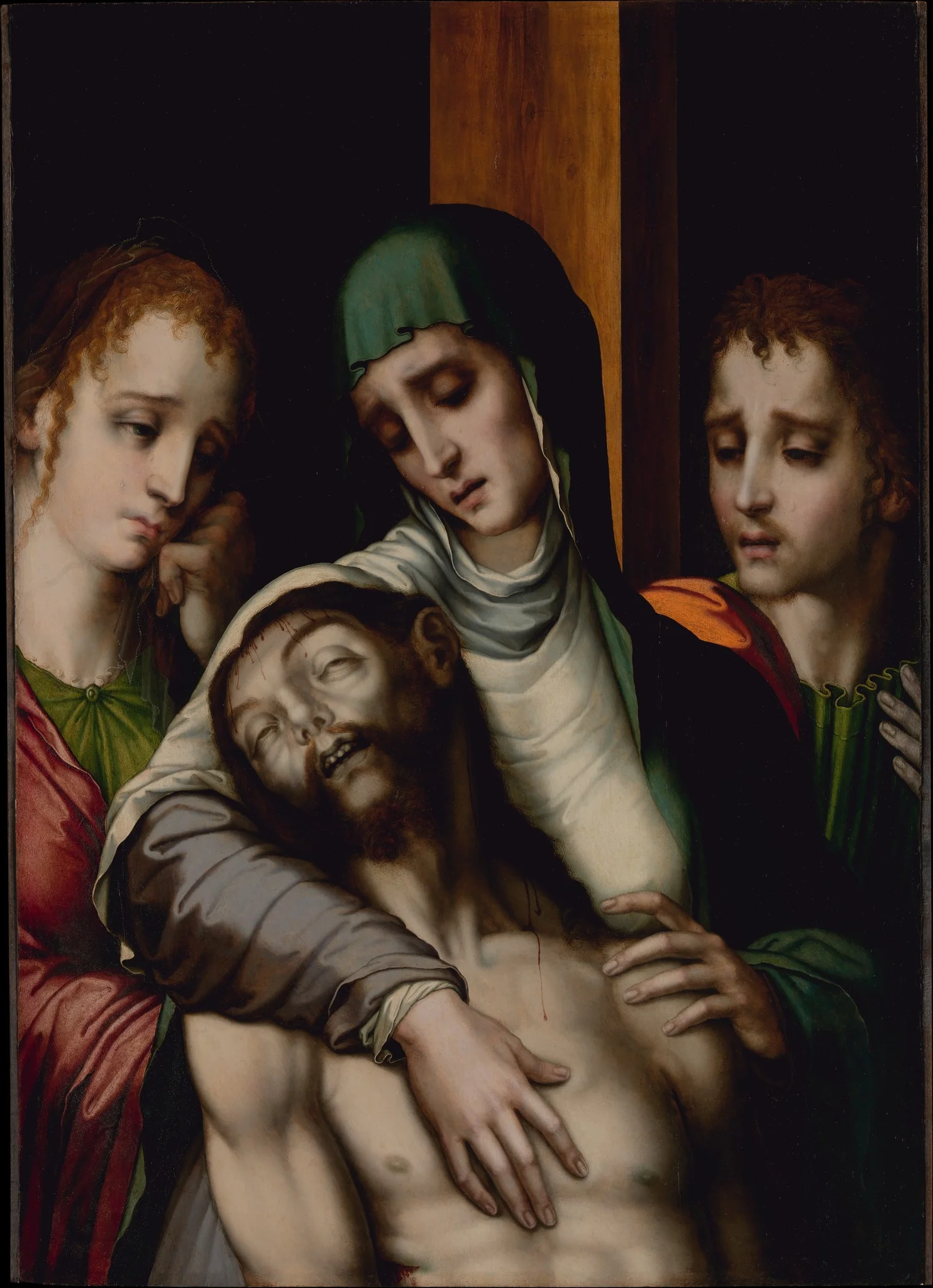The Lamentation, detail