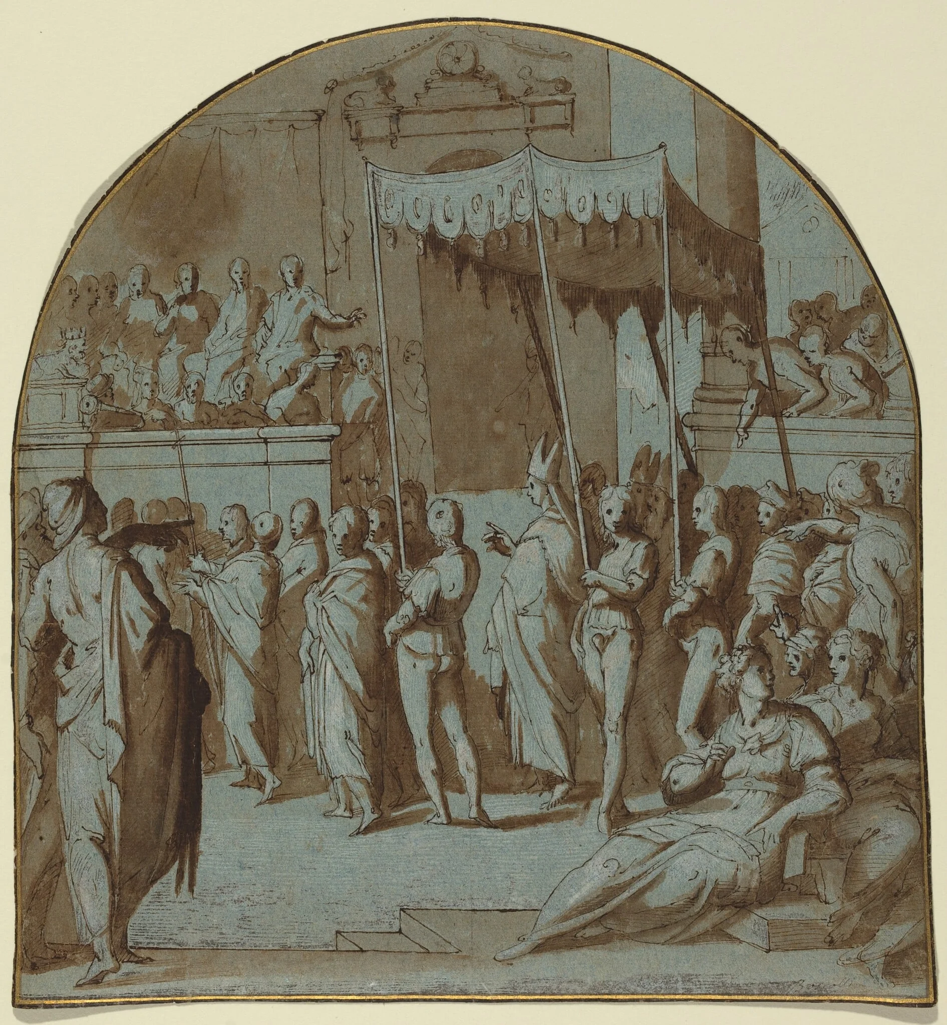 The Entry of Saint Antoninus into Florence, detail