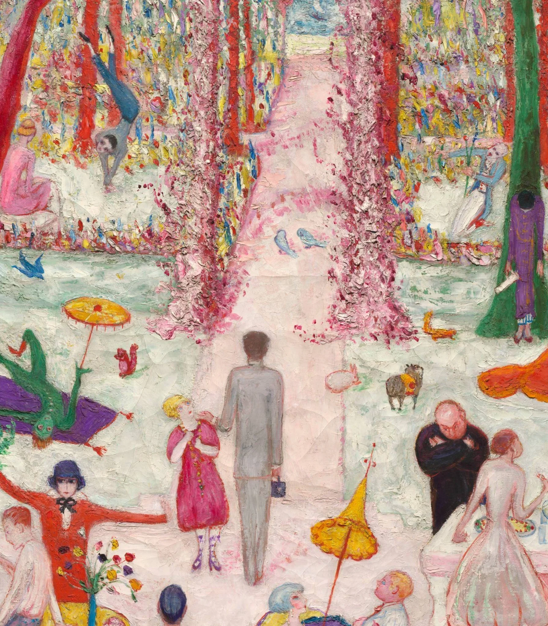Sunday Afternoon in the Country, detail