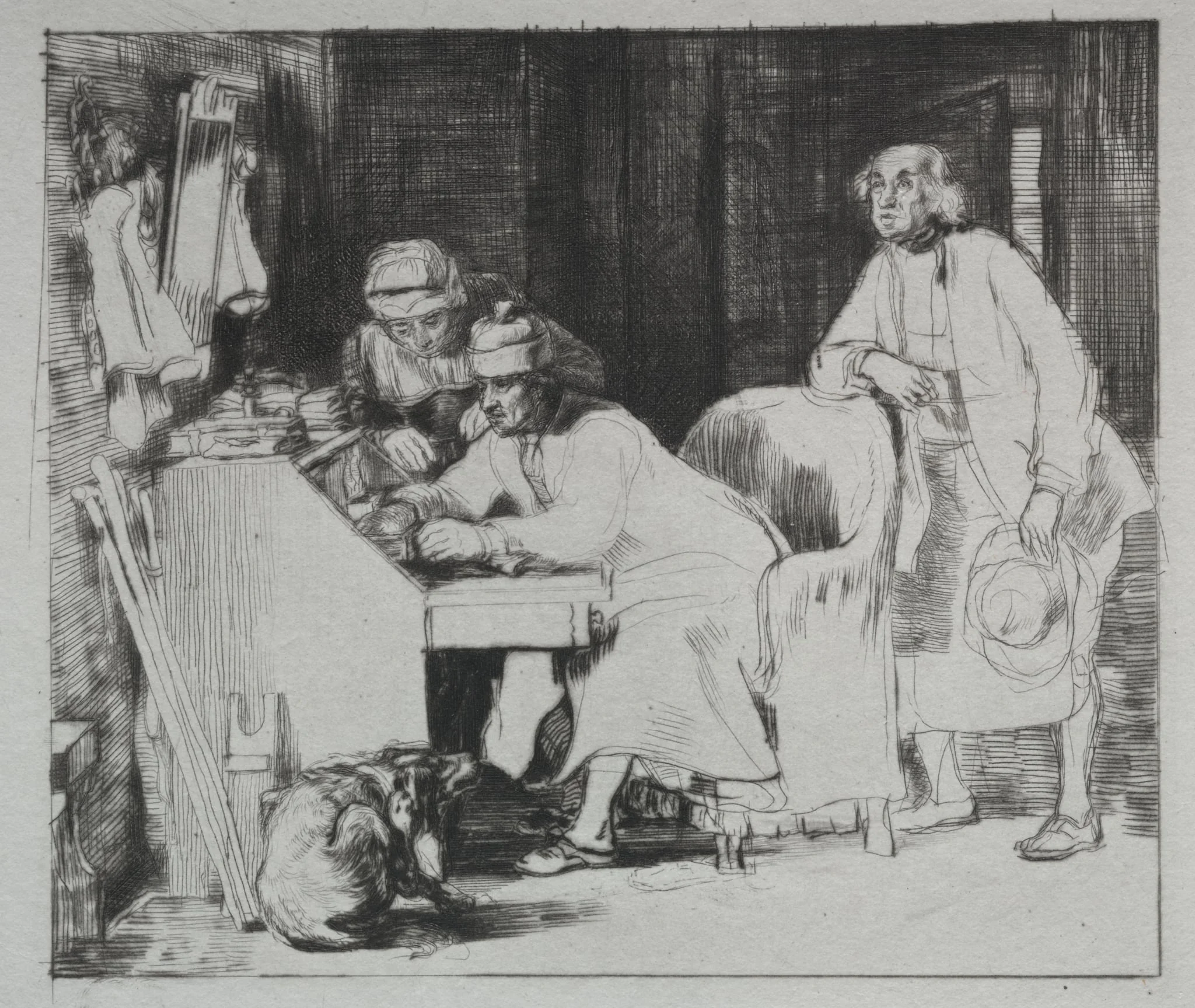 The Lost Receipt, detail