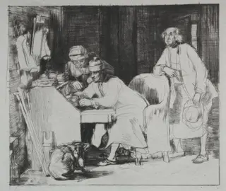 The Lost Receipt, by David Wilkie, 1824