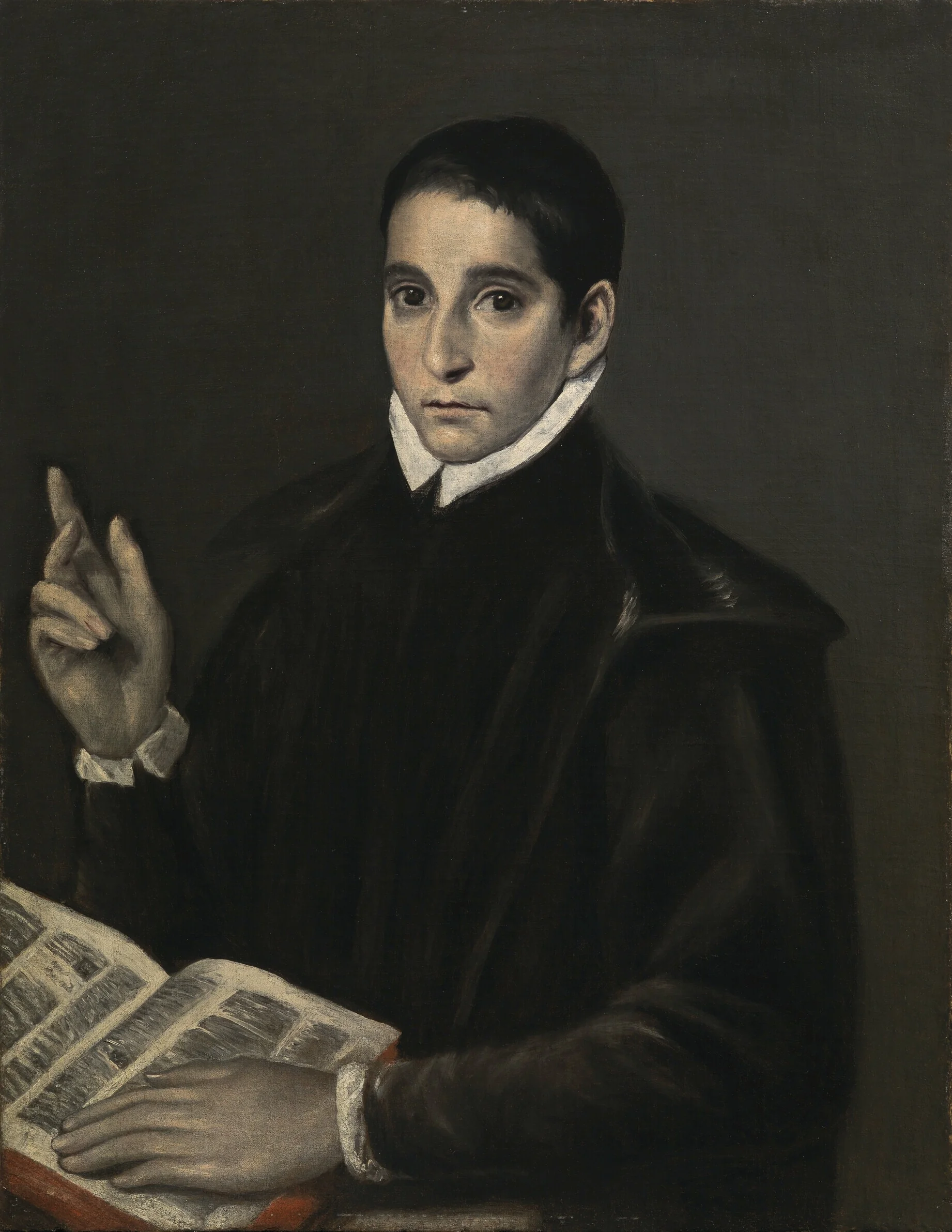 Portrait of Luís Gonzaga, detail