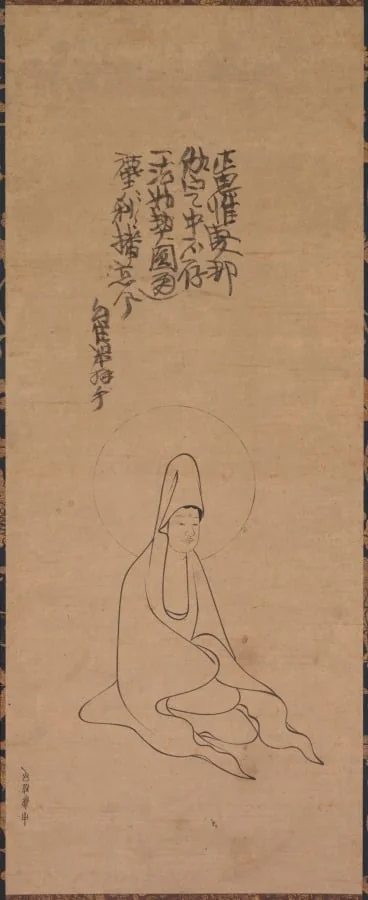 White-Robed Guanyin, detail