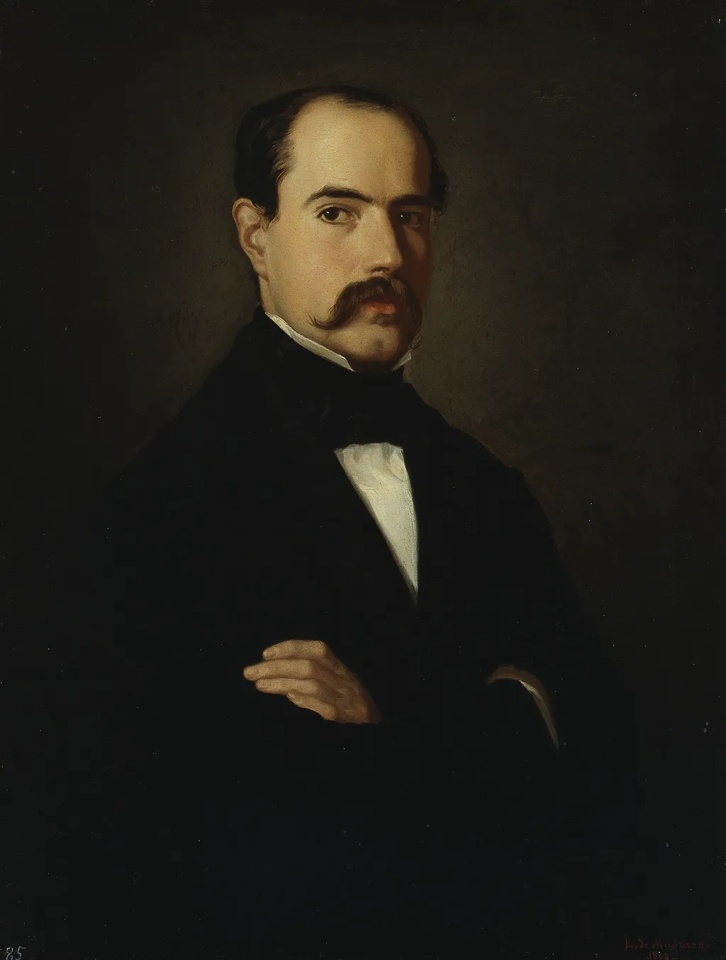 El pintor Francisco Sainz, by Luis de Madrazo, oil, 1848