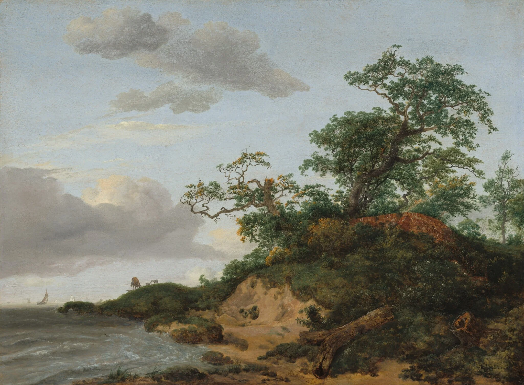 Dunes by the Sea, detail