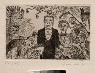 The Seven Deadly Sins: Pride, by James Ensor, 1904