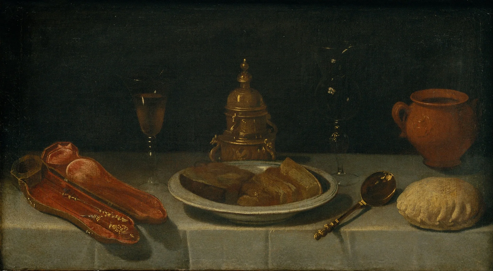 Still Life and Laid Table, detail