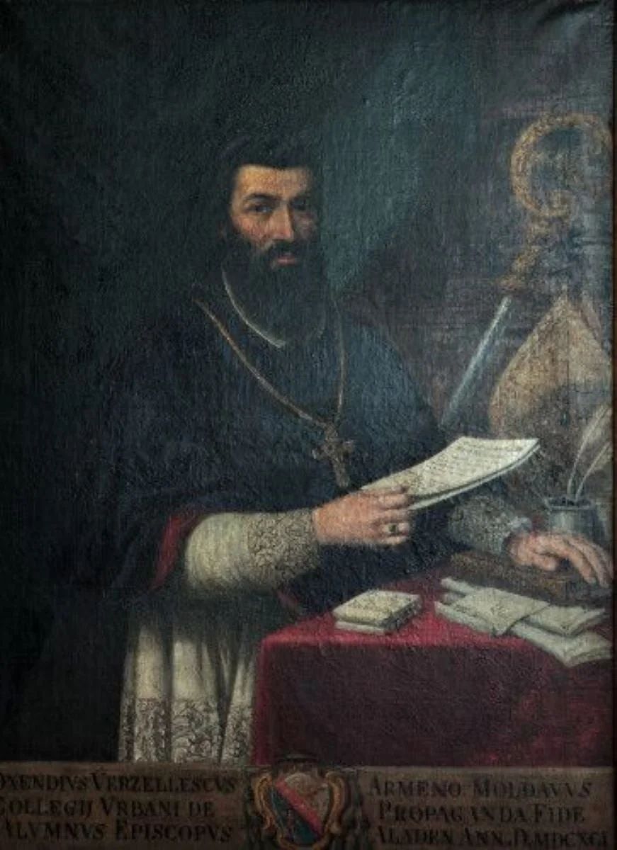 Episcopul Oxendius Verzerescul, detail