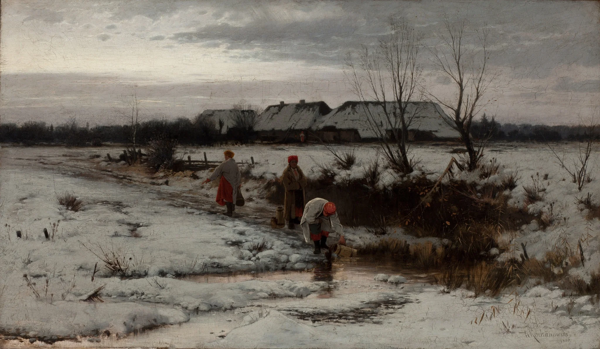 Winter Landscape, detail