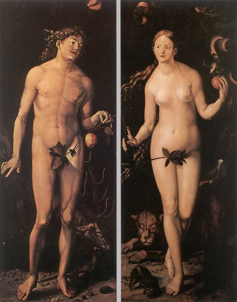 Adam and Eve, detail