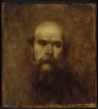 Paul Verlaine, by Eugène Carrière, unspecified, 1896