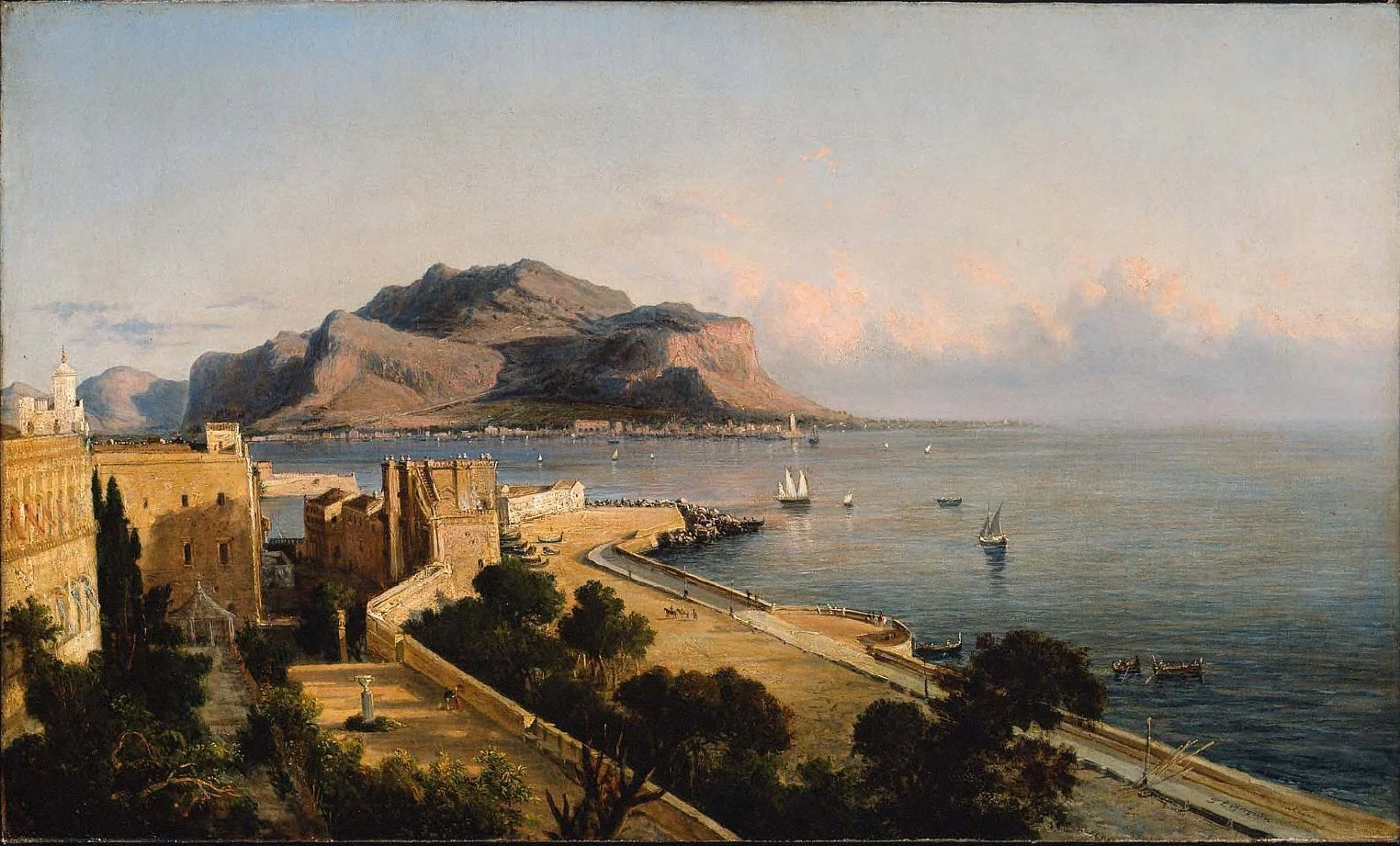 Monte Pellegrino at Palermo, Italy, detail