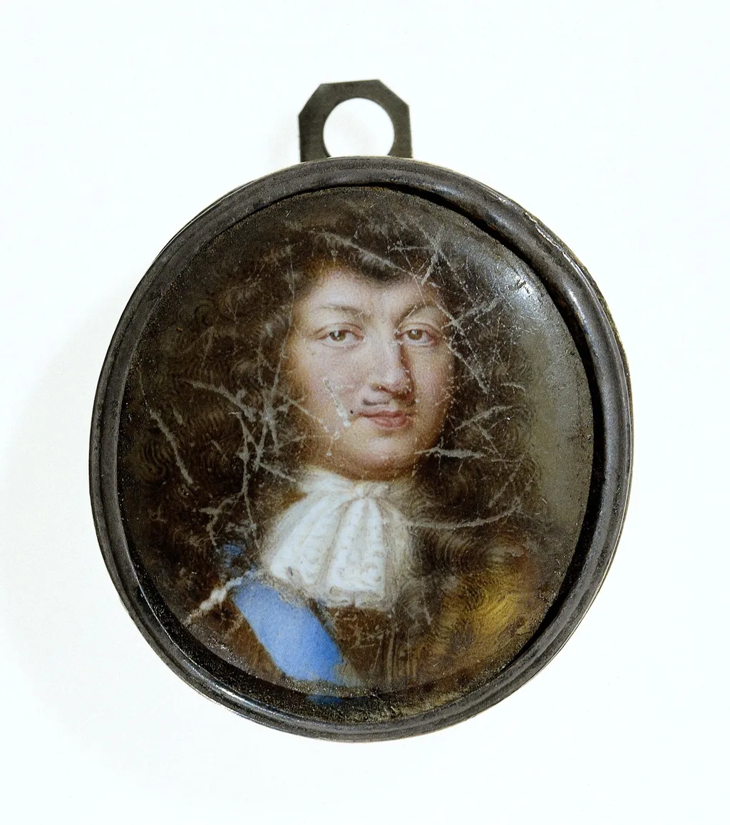Portrait of Lodewijk XIV de Bourbon (1638-1715), by Jean Petitot, copper, 1670