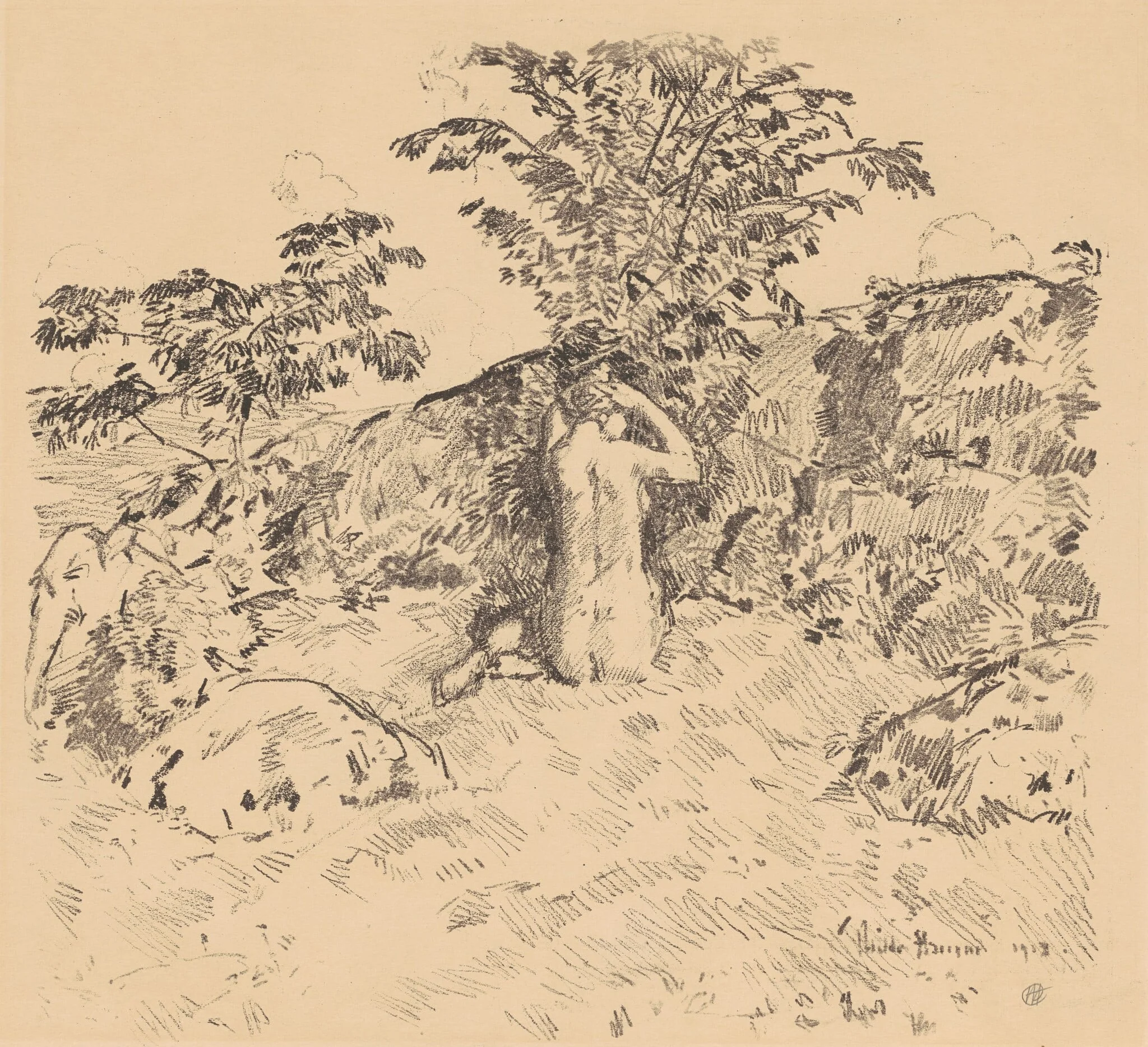 The Wild Cherry Tree, detail