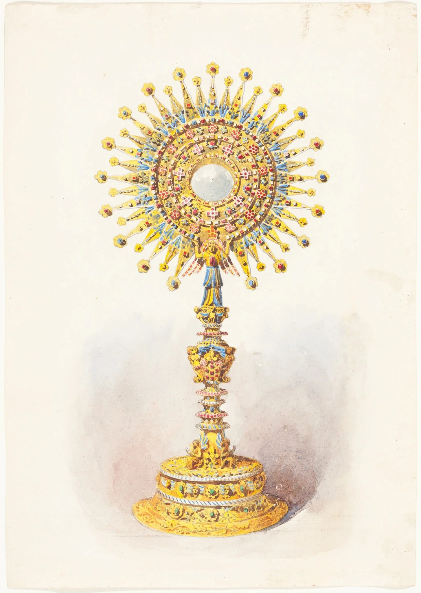 A Monstrance, detail