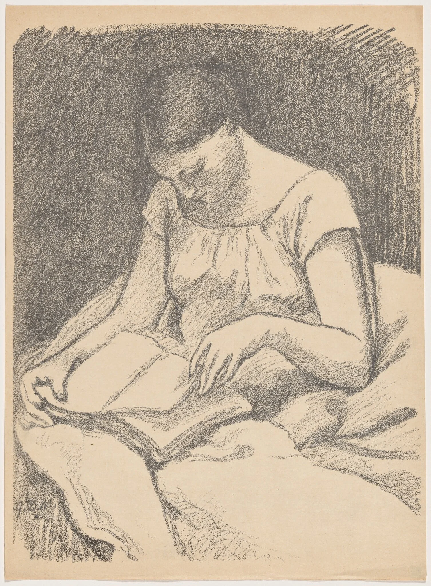 Liseuse (The Reader), detail
