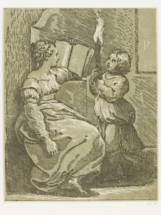 Untitled, by Ugo da Carpi, 1500