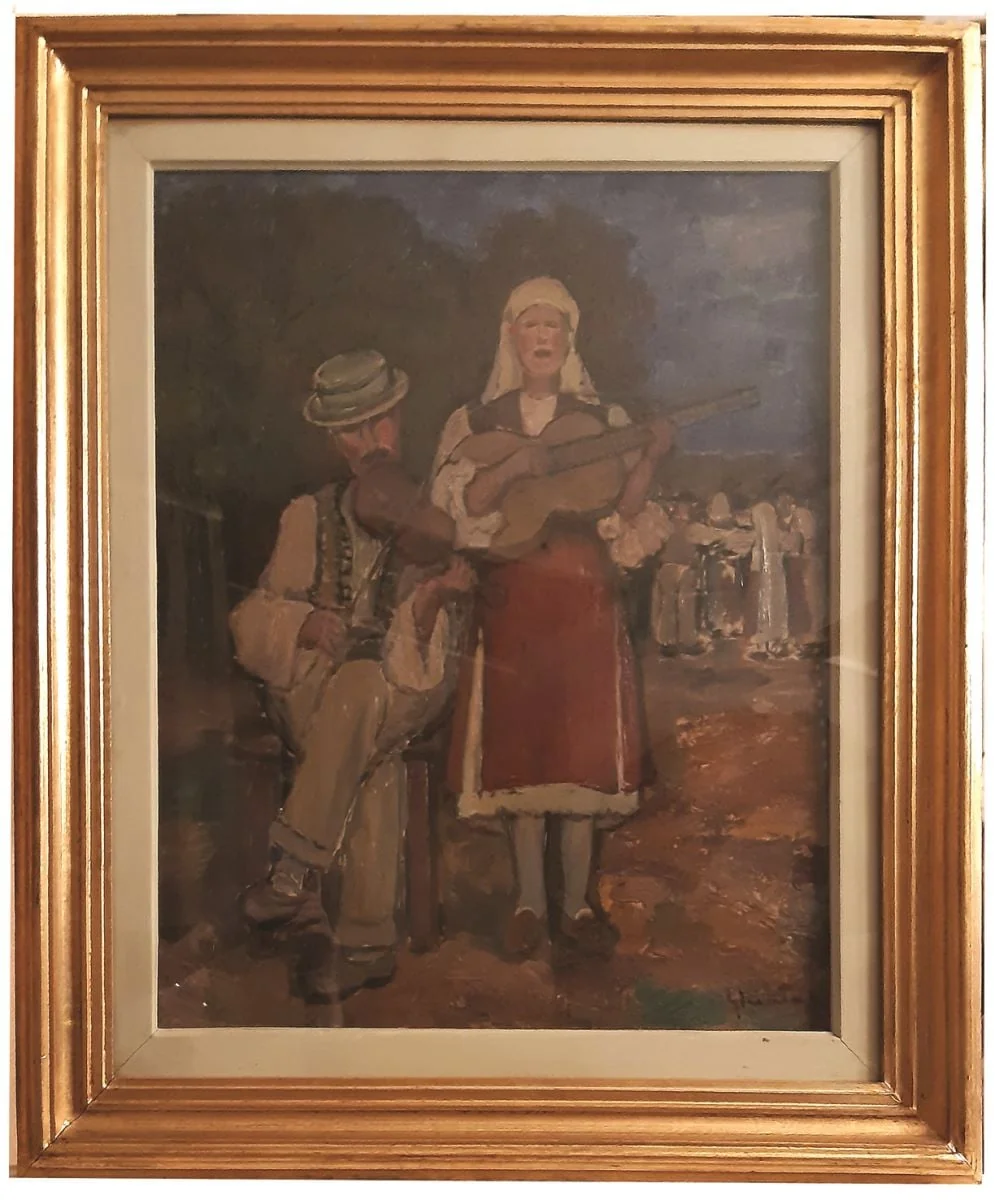 Muzicanți populari, detail