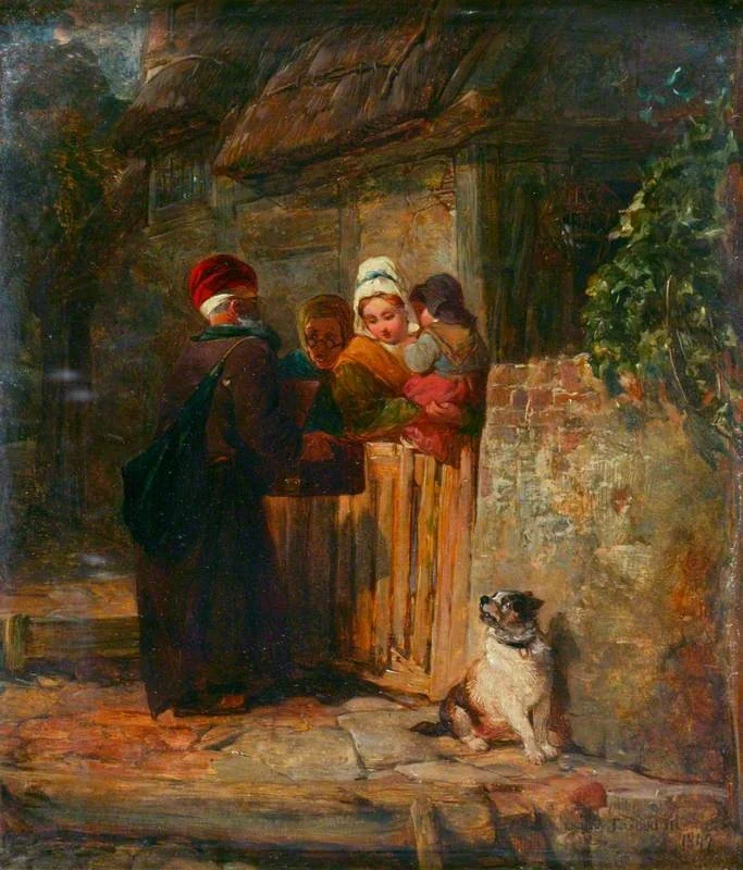 The Pedlar, detail