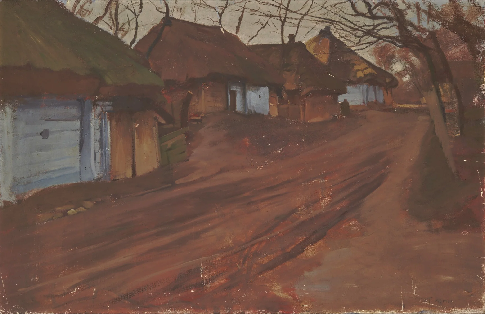 Road to the Village, detail