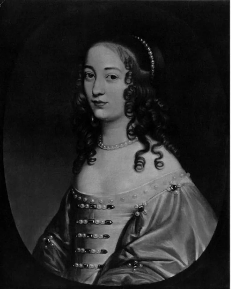 Bildnis einer Dame, detail