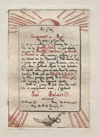 Solar Law, by Charles Meryon, 1855