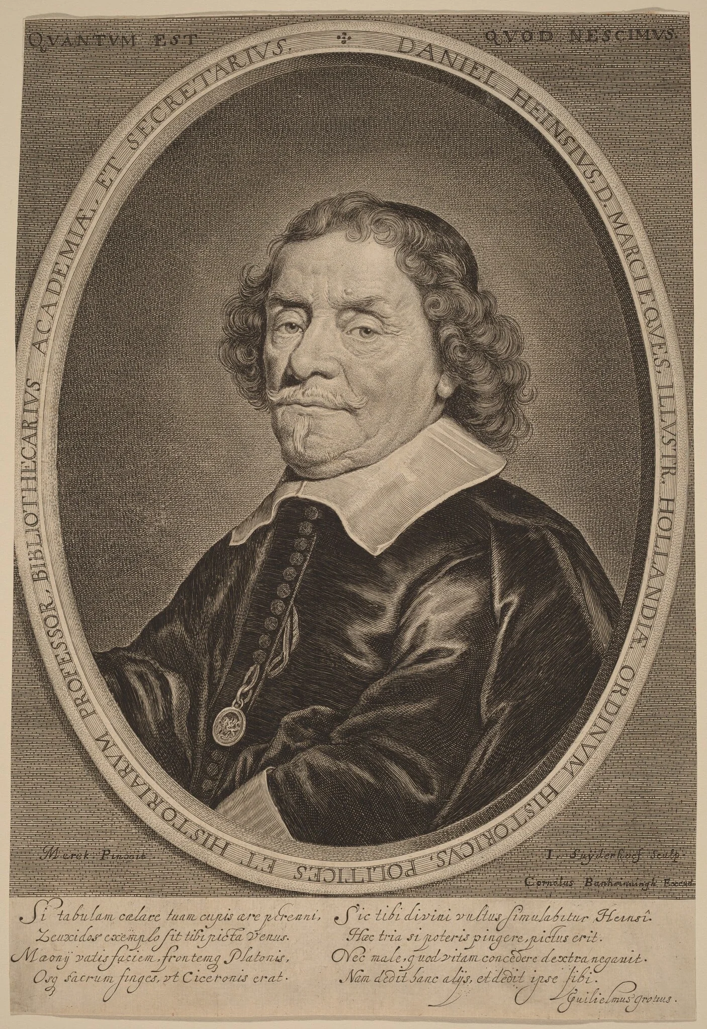 Daniel Heinsius, detail