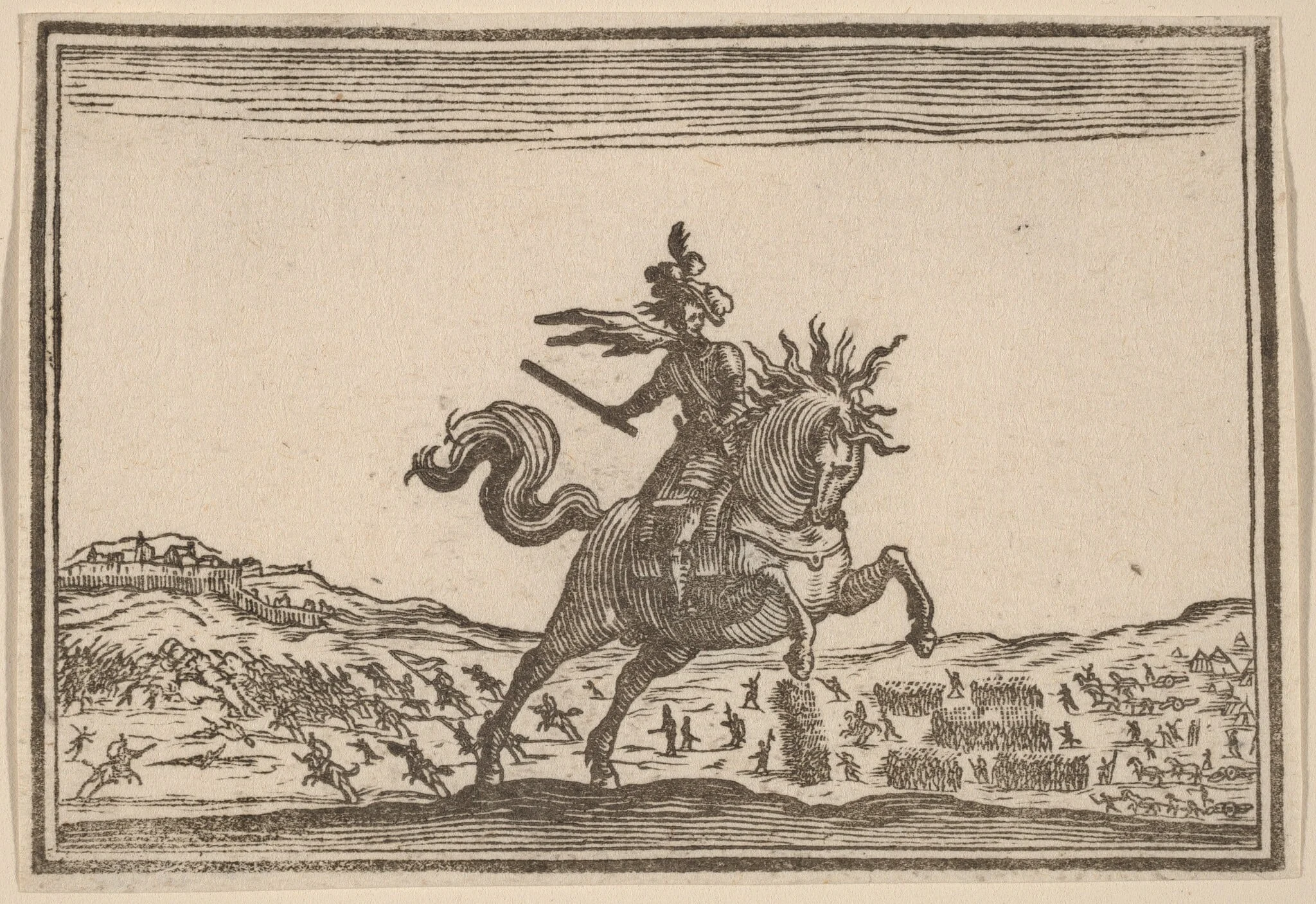 Military Commander on Horseback, detail