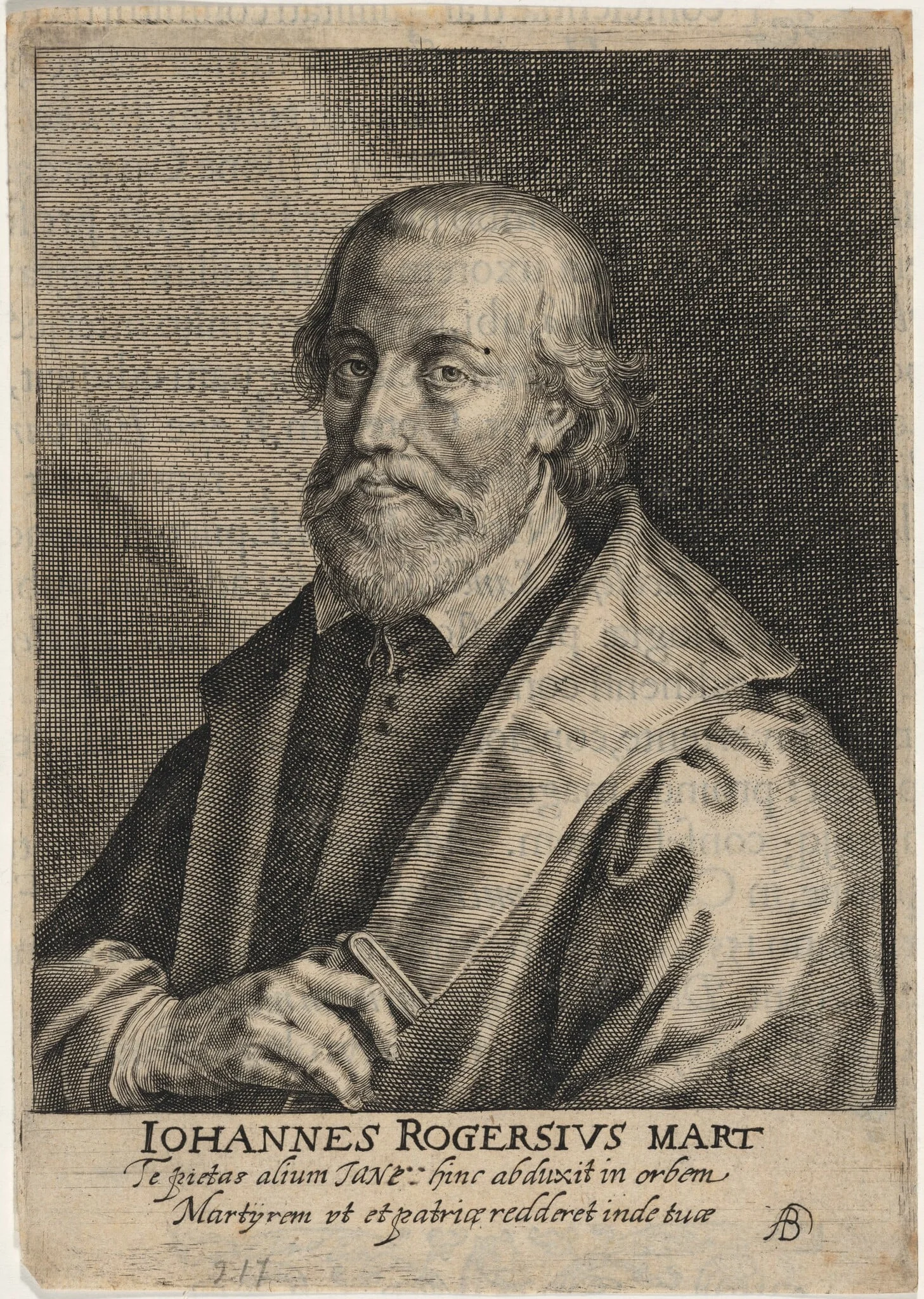 John Rogers, Prebendary of Saint Paul's, Protestant Martyr, detail