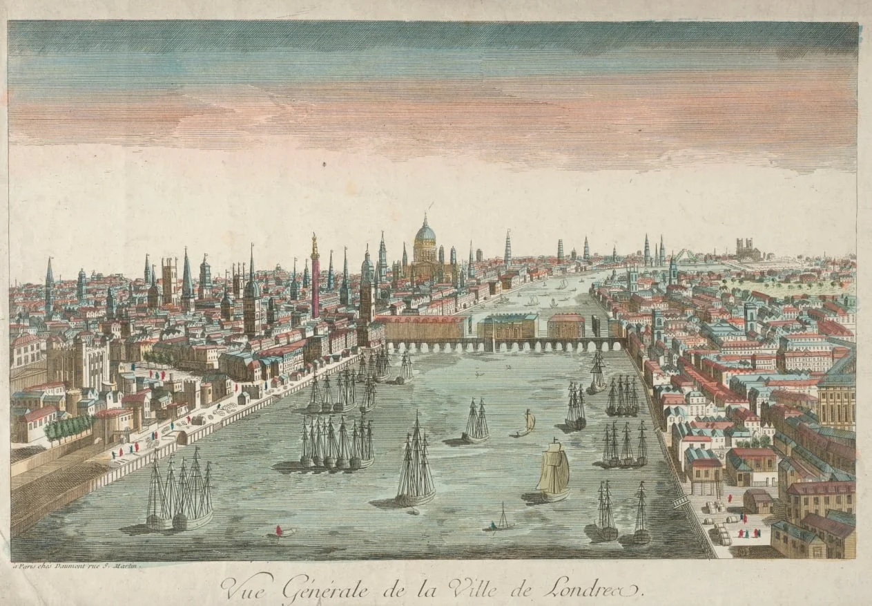 General View of London, detail