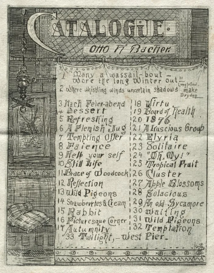 Catalogue, detail