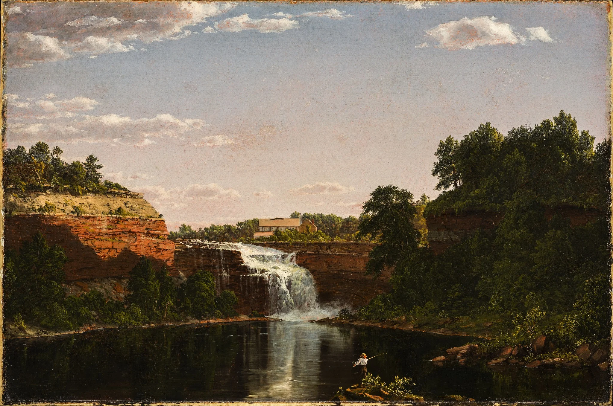 Lower Falls, Rochester, detail