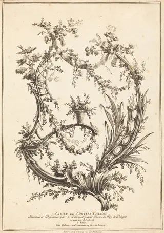 Title Page, by Jean-Jacques Avril I, ink, 1788