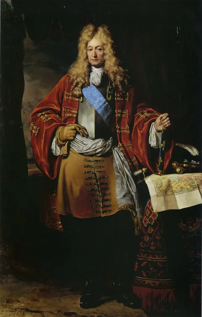 Nicolas-Auguste de la Baume, Marquis de Montrevel, Marshal of France, by Gillot Saint-Evre, oil, 1835