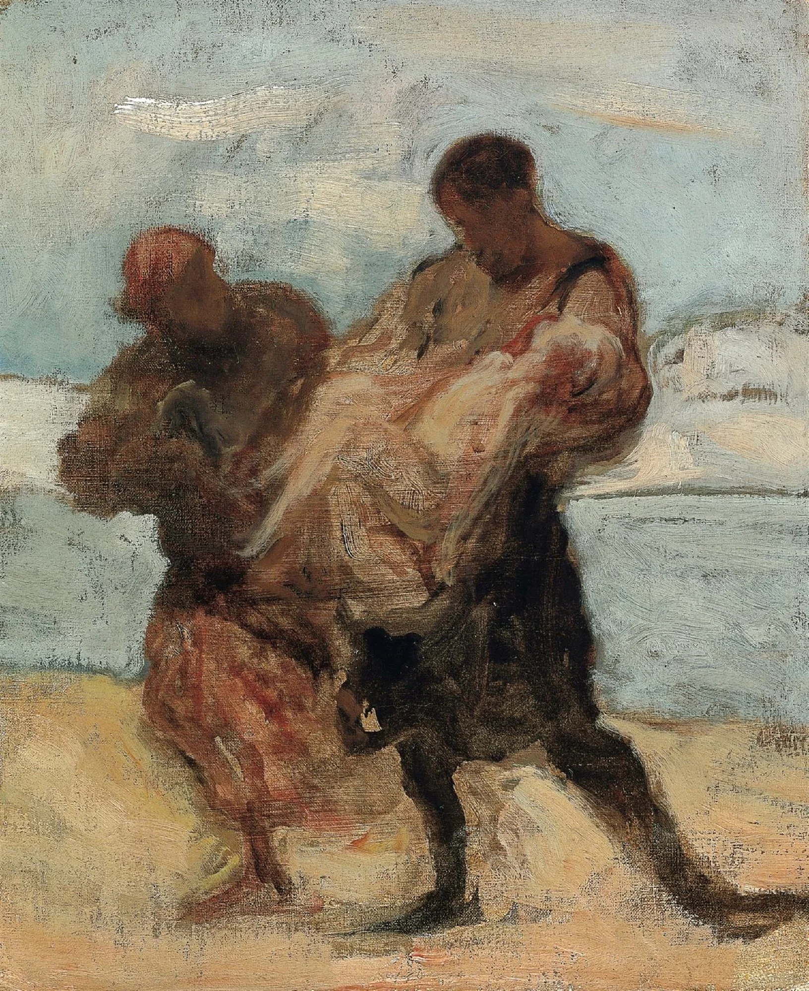 The Rescue, detail