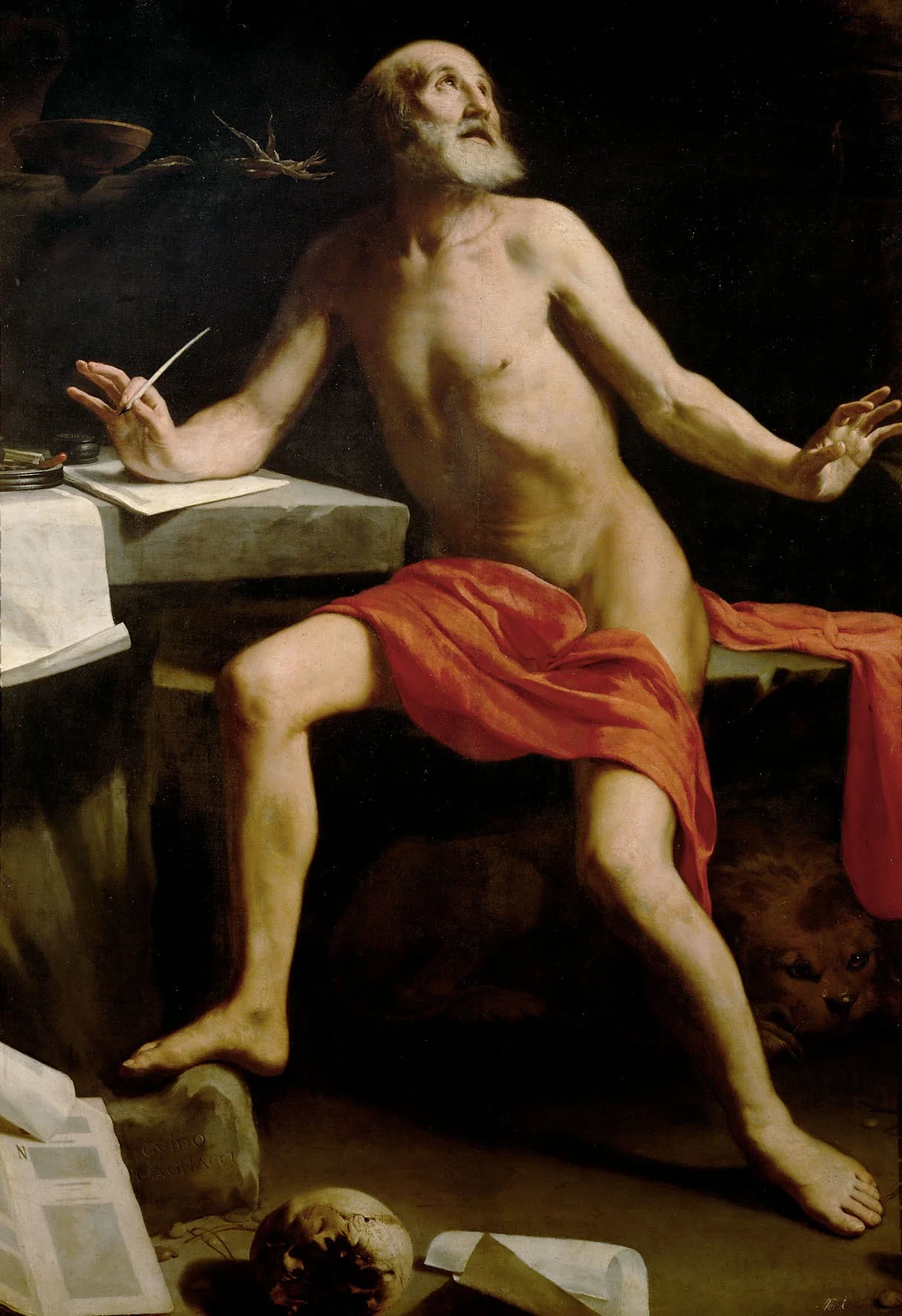 Hl. Hieronymus, detail